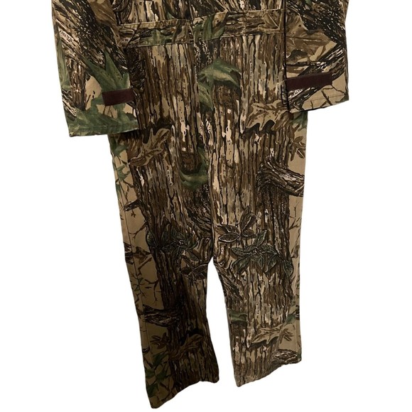 Cabela's Realtree Uninsulated Vintage Hunting Camo Zip Up Coveralls Men’s Size L - Picture 3 of 8